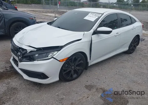 2020 Honda Civic Sport z USA, uszkodzony, nr VIN 19XFC2F85LE030035